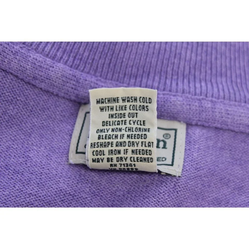 LL Bean Vintage 1/4 Zip Mock Neck Pullover Men’s Size XL Cashmere‎ Blend
